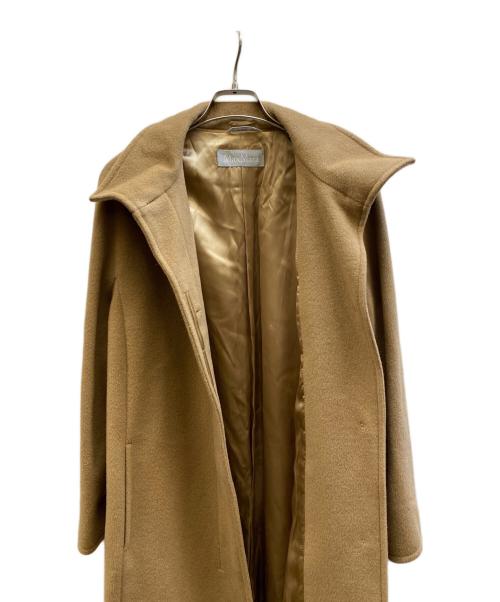 MaxMara（マックスマーラ）MaxMara (マックスマーラ) ウールステンカラーコート ブラウン サイズ:40の古着・服飾アイテム