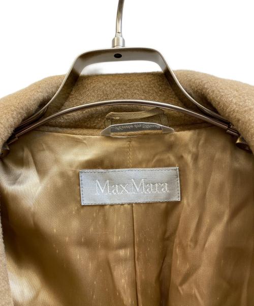 MaxMara（マックスマーラ）MaxMara (マックスマーラ) ウールステンカラーコート ブラウン サイズ:40の古着・服飾アイテム