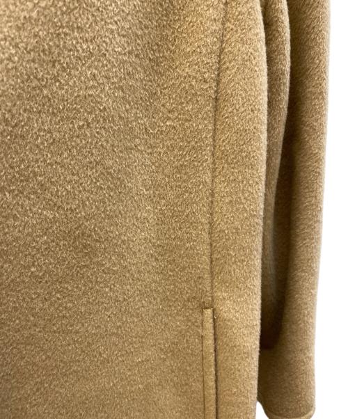 MaxMara（マックスマーラ）MaxMara (マックスマーラ) ウールステンカラーコート ブラウン サイズ:40の古着・服飾アイテム