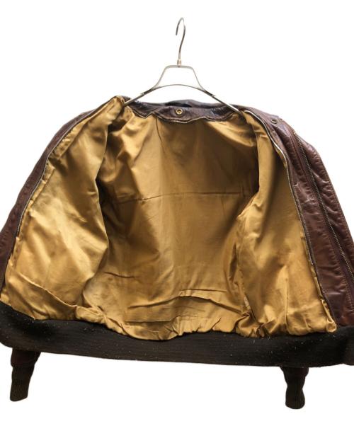 Schott（ショット）Schott (ショット) A-2フライトジャケット ブラウン サイズ:40の古着・服飾アイテム