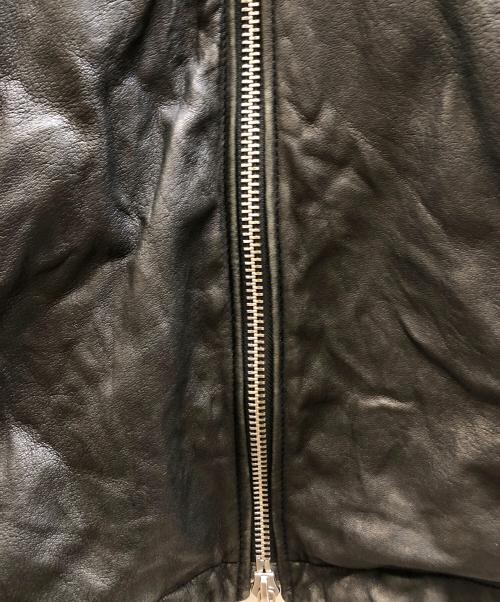 nano・universe（ナノ・ユニバース）nano・universe (ナノ・ユニバース) シングルライダースジャケット ブラック サイズ:XLの古着・服飾アイテム