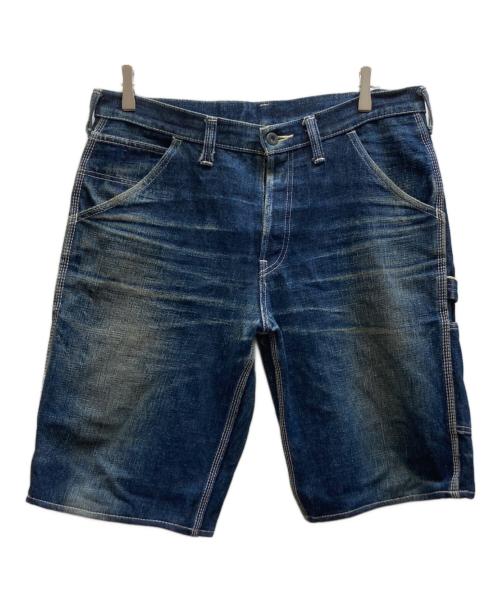 SAMURAI JEANS（サムライジーンズ）SAMURAI JEANS (サムライジーンズ) デニムペインターショートパンツ インディゴ サイズ:91㎝（W36）の古着・服飾アイテム