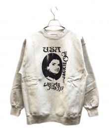 Couture d'adam（クチュールドアダム）の古着「プリントスウェット」｜グレー