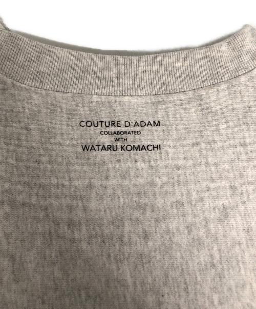 Couture d'adam（クチュールドアダム）COUTURE D'ADAM (クチュールドアダム) プリントスウェット グレー サイズ:40 未使用品の古着・服飾アイテム