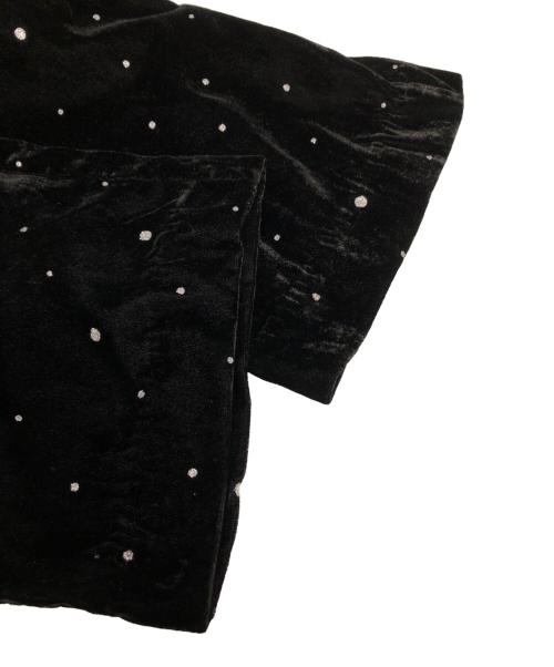 Couture d'adam（クチュールドアダム）COUTURE D'ADAM (クチュールドアダム) ベロアパンツ ブラック サイズ:38 未使用品の古着・服飾アイテム