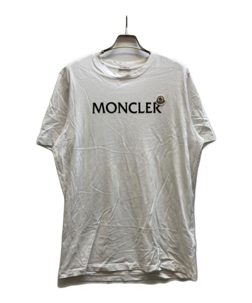 MONCLER（モンクレール）MONCLER (モンクレール) ロゴtシャツ/K20918C00036 ホワイト サイズ:Lの古着・服飾アイテム