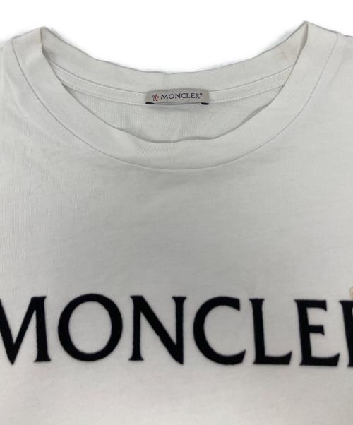 MONCLER（モンクレール）MONCLER (モンクレール) ロゴtシャツ/K20918C00036 ホワイト サイズ:Lの古着・服飾アイテム