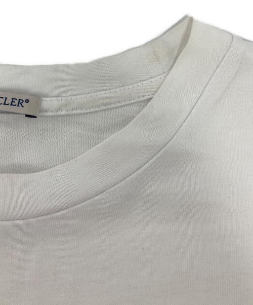 MONCLER（モンクレール）MONCLER (モンクレール) ロゴtシャツ/K20918C00036 ホワイト サイズ:Lの古着・服飾アイテム