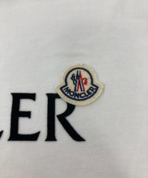 MONCLER（モンクレール）MONCLER (モンクレール) ロゴtシャツ/K20918C00036 ホワイト サイズ:Lの古着・服飾アイテム
