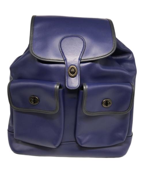 COACH（コーチ）COACH (コーチ) ヘリテージバックパック ブルーの古着・服飾アイテム