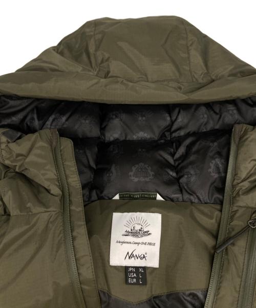 NANGA（ナンガ）NANGA (ナンガ) Mugiwara Camp (ムギワラキャンプ) オーロラダウンジャケット オリーブ サイズ:XLの古着・服飾アイテム