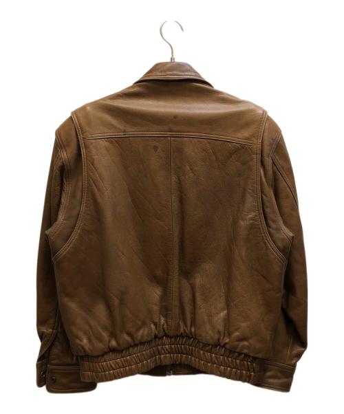 ANGEL LEATHER（エンジェルレザー）ANGEL LEATHER (エンジェルレザー) レザージャケット ブラウン サイズ:Lの古着・服飾アイテム