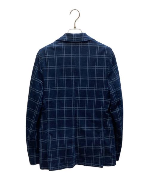 CIRCOLO 1901（チルコロ1901）Circolo 1901 (チルコロ1901) ベスト付チェックテーラードジャケット ネイビー サイズ:44の古着・服飾アイテム