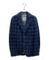 Circolo 1901 (チルコロ1901) ベスト付チェックテーラードジャケット ネイビー サイズ:44：13000円