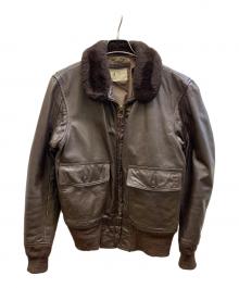 U'S NAVY（アメリカ軍）の古着「G-1 フライトジャケット」｜ブラウン