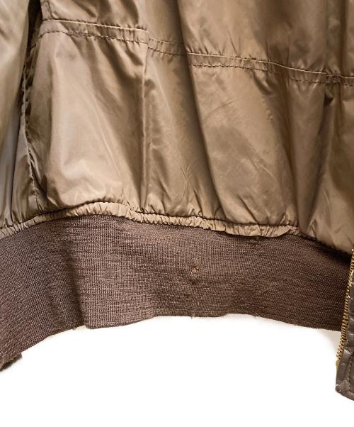 U'S NAVY（アメリカ軍）U'S NAVY (アメリカ軍) G-1 フライトジャケット ブラウン サイズ:38の古着・服飾アイテム