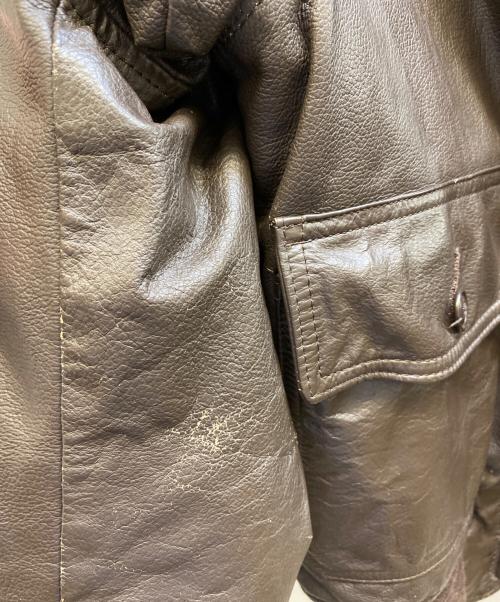 U'S NAVY（アメリカ軍）U'S NAVY (アメリカ軍) G-1 フライトジャケット ブラウン サイズ:38の古着・服飾アイテム