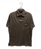 LORO PIANAロロピアーナ）の古着「シルク混ポロシャツ」｜ベージュ