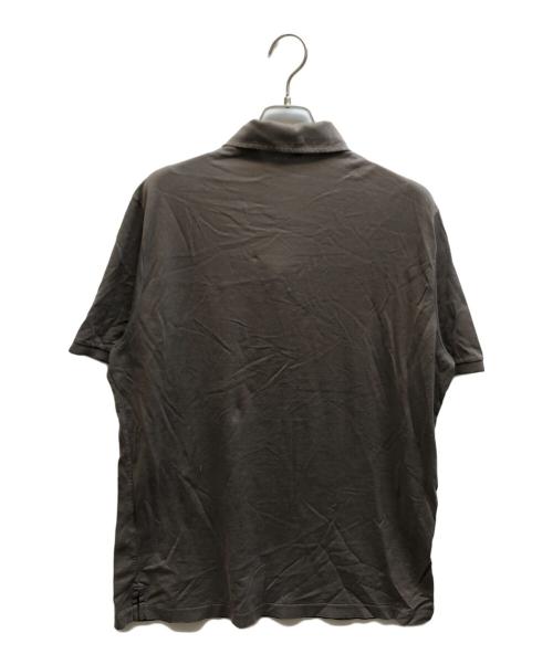LORO PIANA（ロロピアーナ）LORO PIANA (ロロピアーナ) シルク混ポロシャツ ベージュ サイズ:Mの古着・服飾アイテム