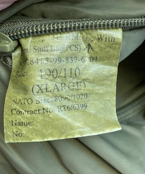 British Army（イギリス軍）British Army (イギリス軍) PCS THERMAL JACKET カーキ サイズ:XLARGEの古着・服飾アイテム