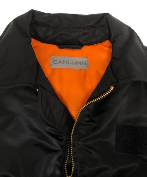 CAHLUMN（カウラム）CAHLUMN (カウラム) Magazine Pocket Flight Jacket ネイビー サイズ:L 未使用品の古着・服飾アイテム