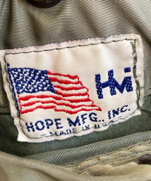HOPE MFG（ホープ エムエフジー）HOPE MFG (ホープ エムエフジー) B-15 Dフライトジャケット グリーン サイズ:36の古着・服飾アイテム