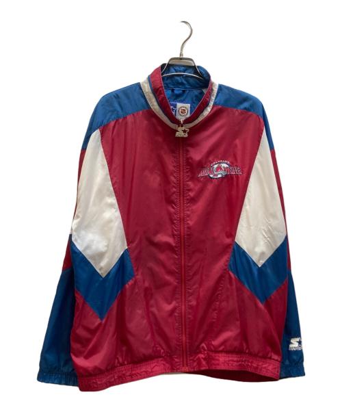 STARTER（スターター）STARTER (スターター) ナイロンジャケット ネイビー×レッド サイズ:XLの古着・服飾アイテム