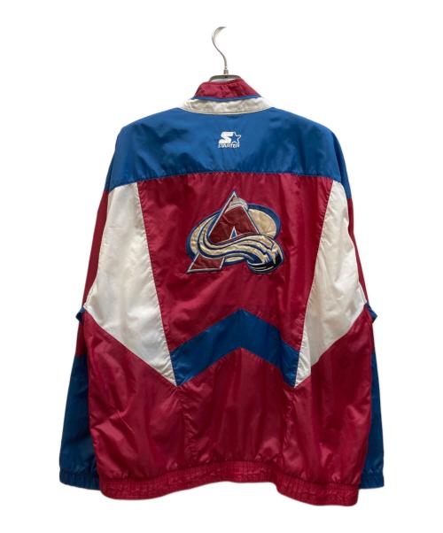 STARTER（スターター）STARTER (スターター) ナイロンジャケット ネイビー×レッド サイズ:XLの古着・服飾アイテム