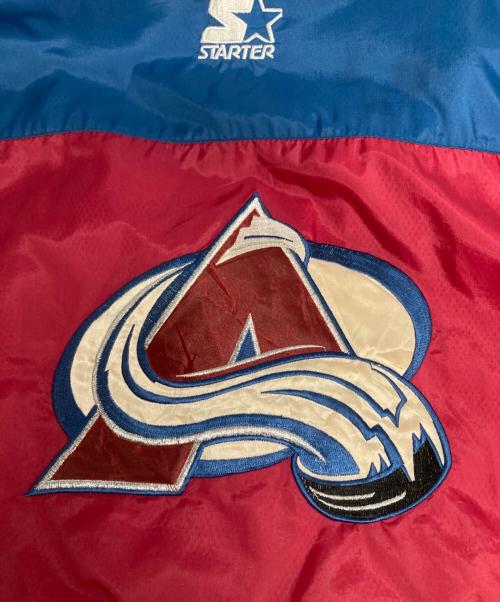 STARTER（スターター）STARTER (スターター) ナイロンジャケット ネイビー×レッド サイズ:XLの古着・服飾アイテム