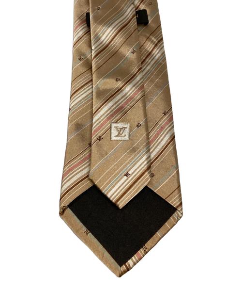 LOUIS VUITTON（ルイ ヴィトン）LOUIS VUITTON (ルイ ヴィトン) シルクネクタイ ブラウン サイズ:-の古着・服飾アイテム