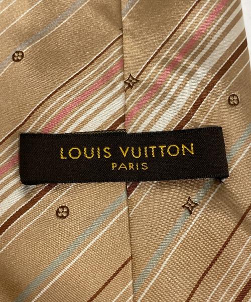 LOUIS VUITTON（ルイ ヴィトン）LOUIS VUITTON (ルイ ヴィトン) シルクネクタイ ブラウン サイズ:-の古着・服飾アイテム