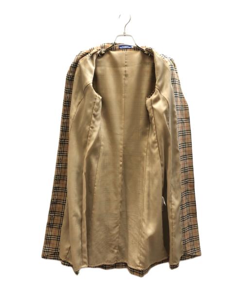 BURBERRY BLUE LABEL（バーバリー ブルー レーベル）BURBERRY BLUE LABEL (バーバリーロンドンブルーレーベル) チェックワンピース ベージュ サイズ:38の古着・服飾アイテム