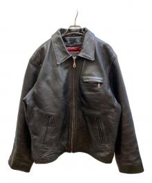 wilsons leather（ウィルソンズレザー）の古着「レザージャケット」｜ブラック