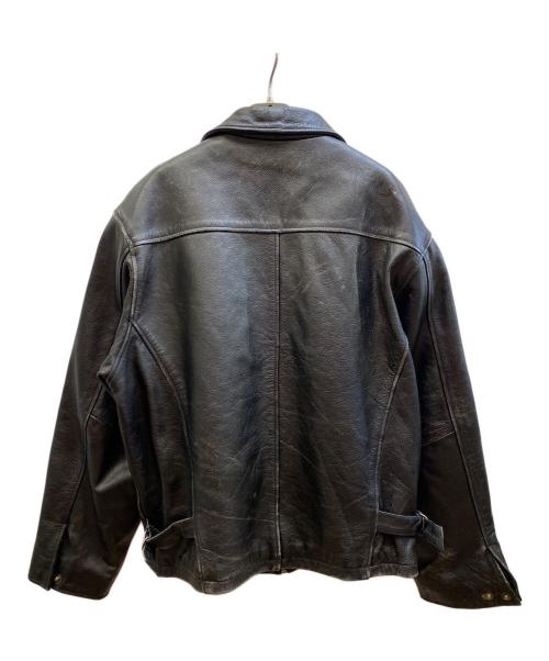 wilsons leather（ウィルソンズレザー）wilsons leather (ウィルソンズレザー) レザージャケット ブラック サイズ:Lの古着・服飾アイテム