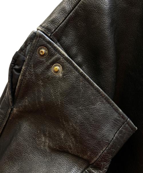 wilsons leather（ウィルソンズレザー）wilsons leather (ウィルソンズレザー) レザージャケット ブラック サイズ:Lの古着・服飾アイテム