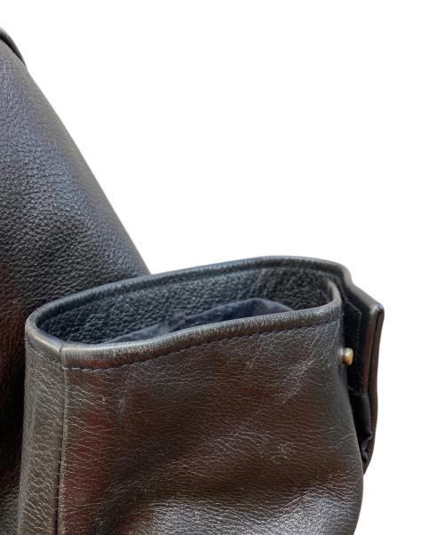 wilsons leather（ウィルソンズレザー）wilsons leather (ウィルソンズレザー) レザージャケット ブラック サイズ:Lの古着・服飾アイテム