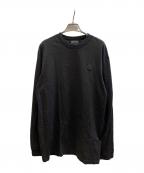 MONCLERモンクレール）の古着「長袖カットソー」｜ブラック