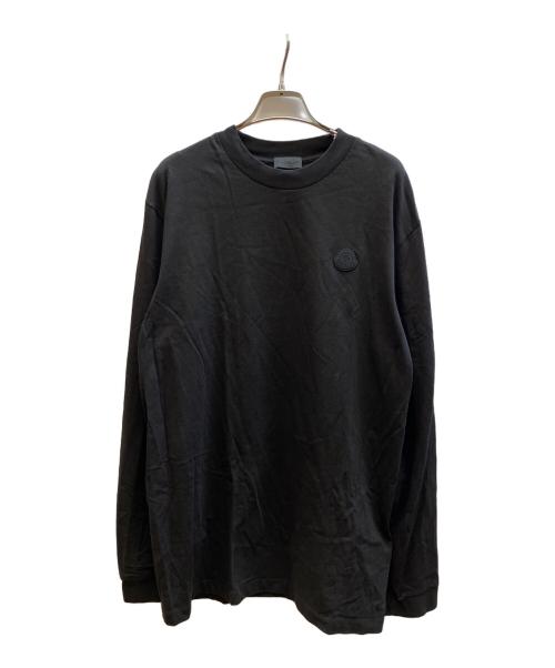 MONCLER（モンクレール）MONCLER (モンクレール) 長袖カットソー ブラック サイズ:XLの古着・服飾アイテム