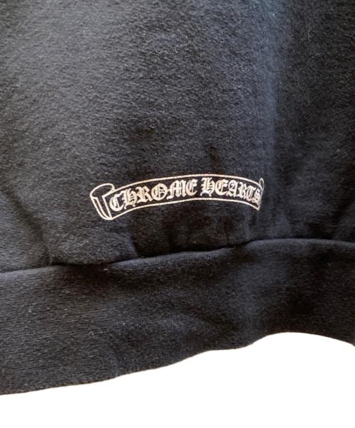 CHROME HEARTS（クロムハーツ）CHROME HEARTS (クロムハーツ) Floral Sleeve Hoodie ブラック サイズ:Largeの古着・服飾アイテム