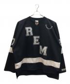 READYMADEレディメイド）の古着「GAME SHIRT SMILE」｜ブラック