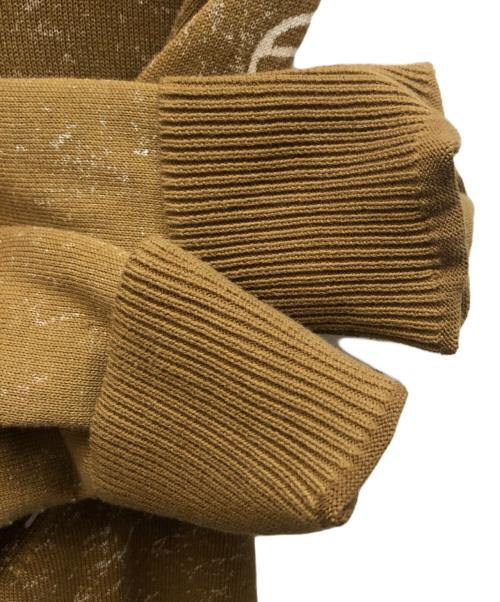 DIESEL（ディーゼル）DIESEL (ディーゼル) コットンクルーネックニット ブラウン サイズ:Mの古着・服飾アイテム