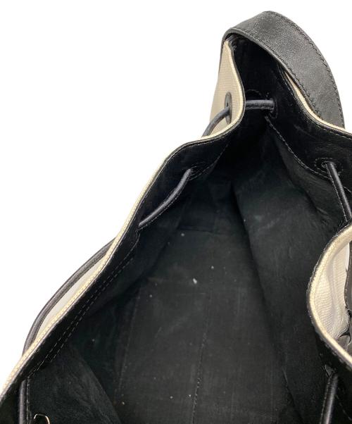 BALENCIAGA（バレンシアガ）BALENCIAGA (バレンシアガ) キャンバス巾着バッグ アイボリーの古着・服飾アイテム