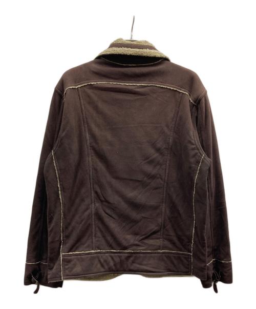 BOSS HUGO BOSS（ボス ヒューゴボス）BOSS HUGO BOSS (ボス ヒューゴボス) ムートンジャケット ブラウン サイズ:Lの古着・服飾アイテム