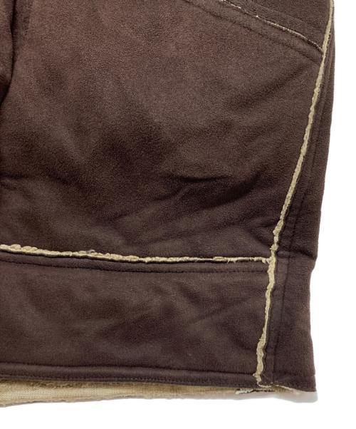 BOSS HUGO BOSS（ボス ヒューゴボス）BOSS HUGO BOSS (ボス ヒューゴボス) ムートンジャケット ブラウン サイズ:Lの古着・服飾アイテム