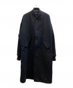 Y'sワイズ）の古着「11AW Wool Rib Coat」｜ブラック