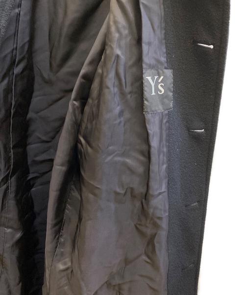 Y's（ワイズ）Y's (ワイズ) 11AW Wool Rib Coat ブラック サイズ:2の古着・服飾アイテム