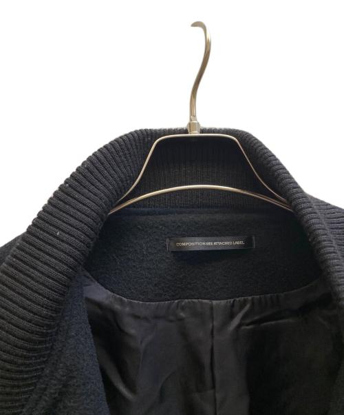 Y's（ワイズ）Y's (ワイズ) 11AW Wool Rib Coat ブラック サイズ:2の古着・服飾アイテム