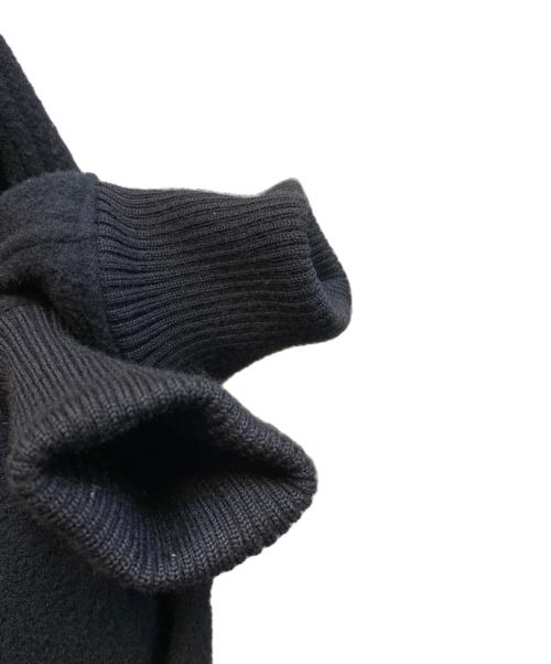 Y's（ワイズ）Y's (ワイズ) 11AW Wool Rib Coat ブラック サイズ:2の古着・服飾アイテム