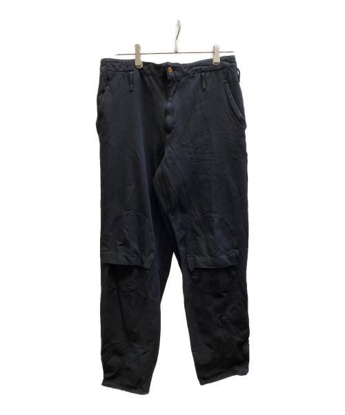 COMME des GARCONS HOMME PLUS（コムデギャルソンオムプリュス）COMME des GARCONS HOMME PLUS (コムデギャルソンオムプリュス) ポリ縮絨テーパードパンツ ブラック サイズ:Sの古着・服飾アイテム