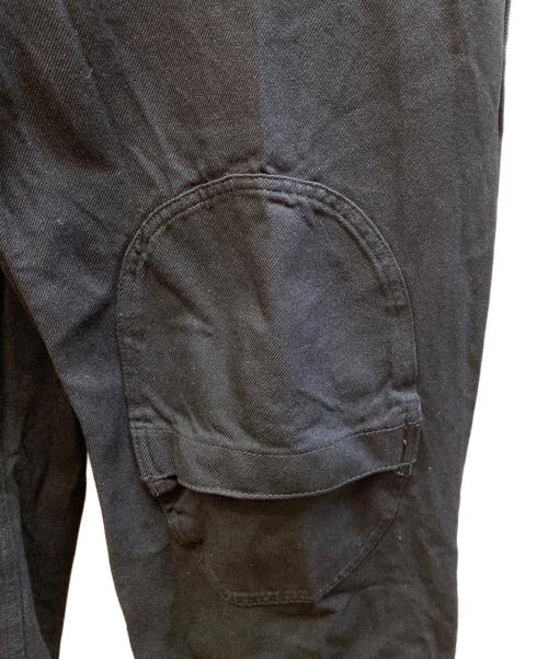 COMME des GARCONS HOMME PLUS（コムデギャルソンオムプリュス）COMME des GARCONS HOMME PLUS (コムデギャルソンオムプリュス) ポリ縮絨テーパードパンツ ブラック サイズ:Sの古着・服飾アイテム